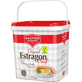 Mautner Markhof - Estragon Senf 5kg Kübel