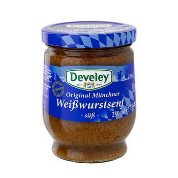 Develey Original Münchner Weißwurstsenf 250ml Glas