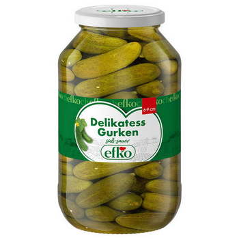 Delikatess Gurken 4250ml Glas 9/12cm