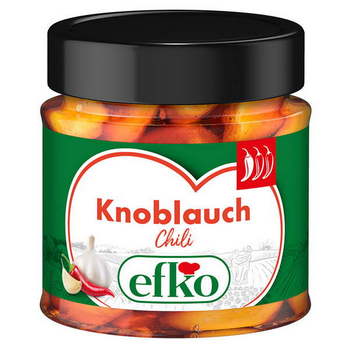 Efko-Knoblauch in Chilimarinade 212 ml.
