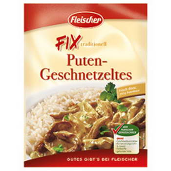 Fleischer-Fix für Puten Geschnetzeltes