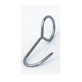 Ring-Fleischhaken, rostfrei, verschweißt 16 cm