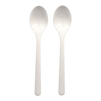 Mehrweg-Löffel 18,5 cm weiß