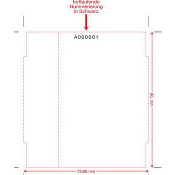 Rindfleisch-Etiketten 80x73mm