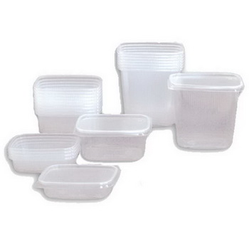 Becher eckig 150g NEU PP