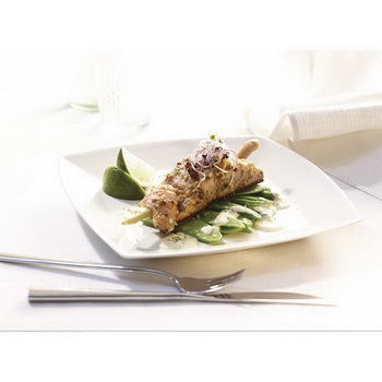 Lachsfilet "Zitronengras-Spieß"