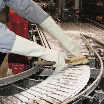 SCHUTZHANDSCHUH 732 GR.9 III 40CM, Camatril grün