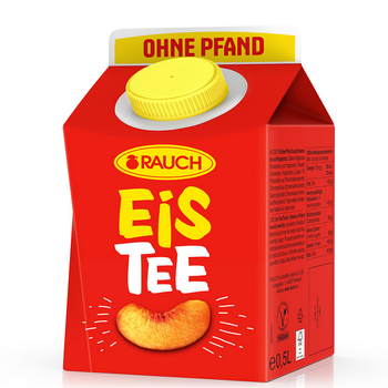 Preview: Rauch Eistee Pfirsich 0,5 lt. Tetra
