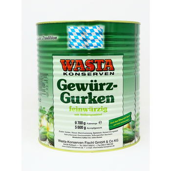 WASTA-GURKEN 10 L DOSE 9/12