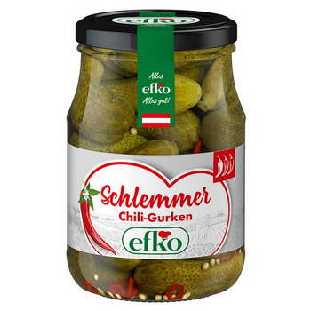 Schlemmergurken Chili 370ml