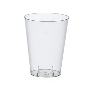 Preview: Trinkbecher glasklar 0,2 Liter