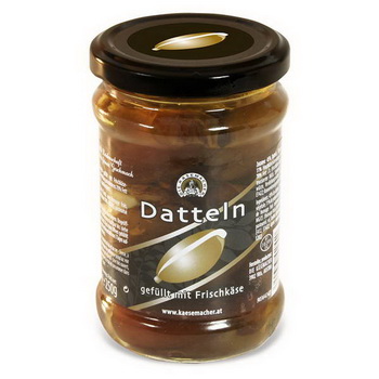 Käsemacher Datteln gefüllt mit Frischkäse 250/140g