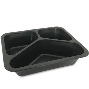 Gilde-Schalen PP227X178X50 3-geteilt