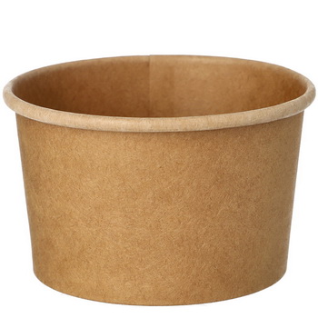 25 Suppenbecher 100% Fair Pappe, braun, 230 ml,