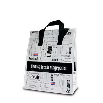 Kühltasche mit Bodenfalte ''Genuss frisch eingepackt''