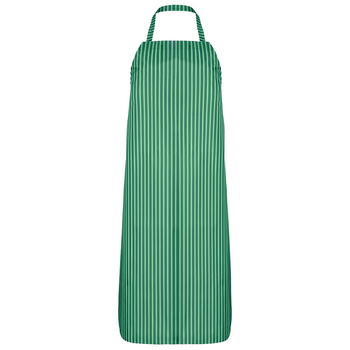 aproTex -UL70- Schürze, Länge: 100cm Farbe: grün/weiß