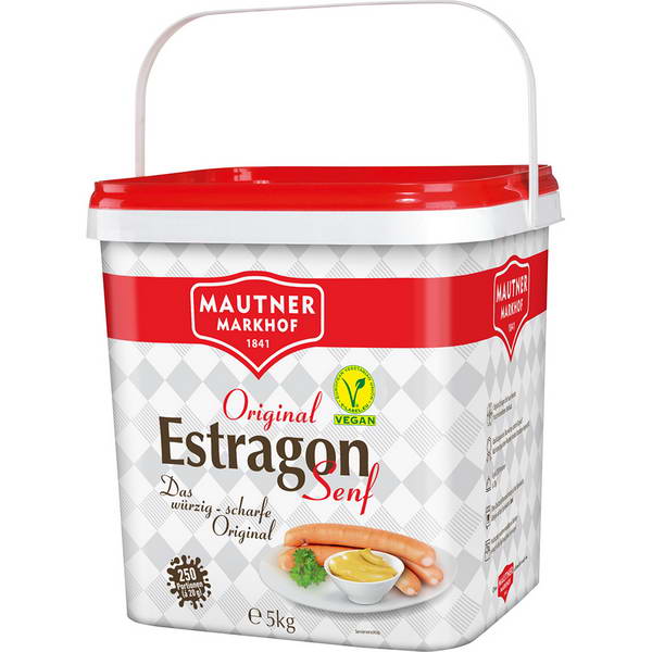 Mautner Markhof - Estragon Senf 5kg Kübel