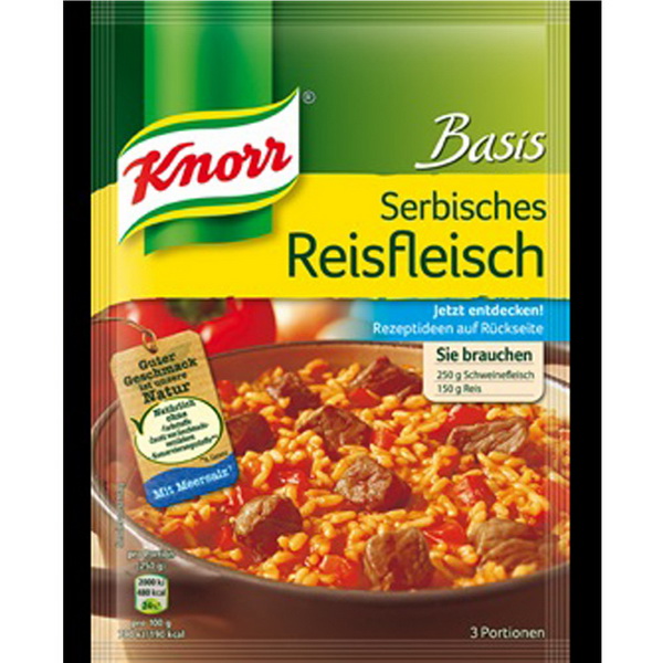 Knorr-Basis für Serbisches Reisfleisch