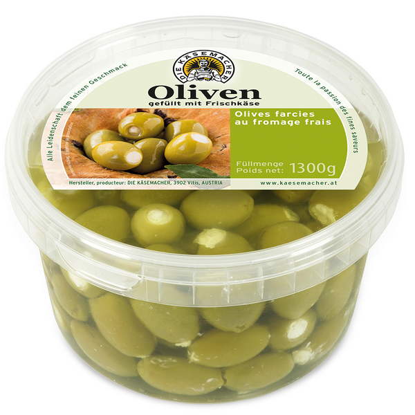 Oliven gefüllt mit Frischkäse 1300/800g