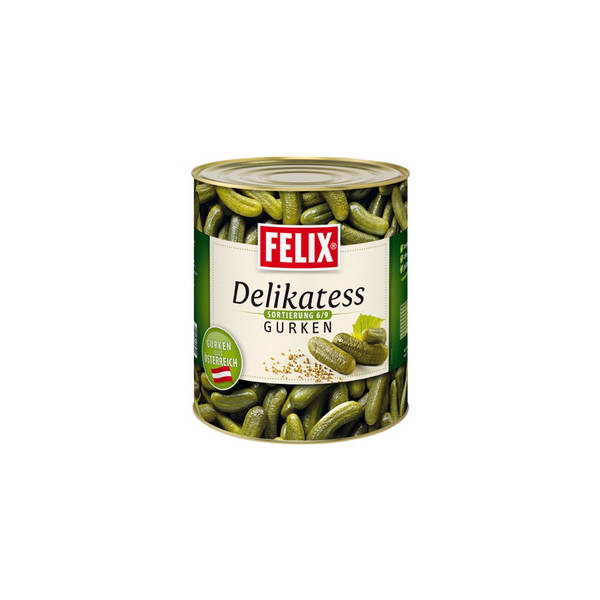 Felix Delikatess Gurken 6/9er 10Kg Dose
