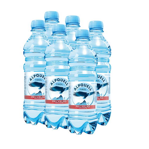 Alpquell Mineralwasser 0,5l Pet Prickelnd