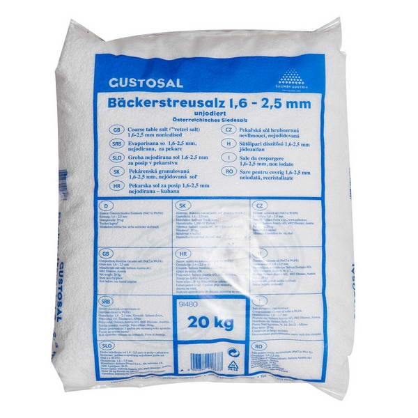 Speisesalz grob unjo. 20 kg
