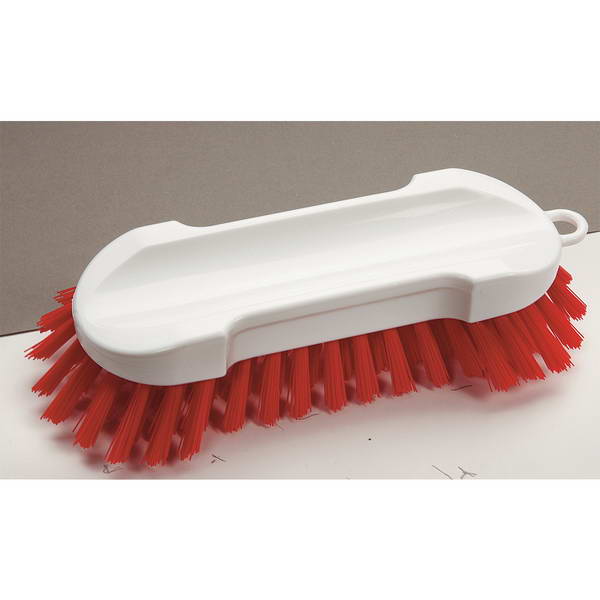 Waschbürste rund rot, Ø 0,50 mm hart