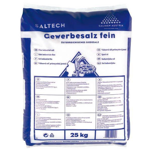 Saltech Gewerbesalz fein 25 kg