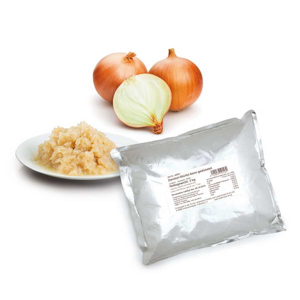 Zwiebel Würfel 6 mm hell 3 Kg