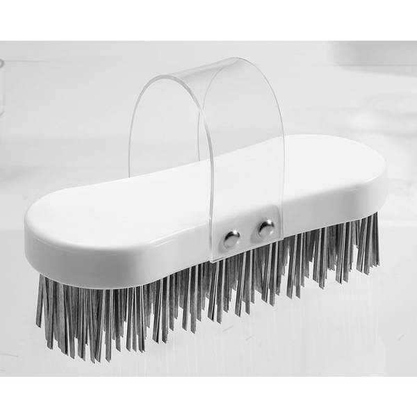 Hackstockbürste Flachdraht verzinkt