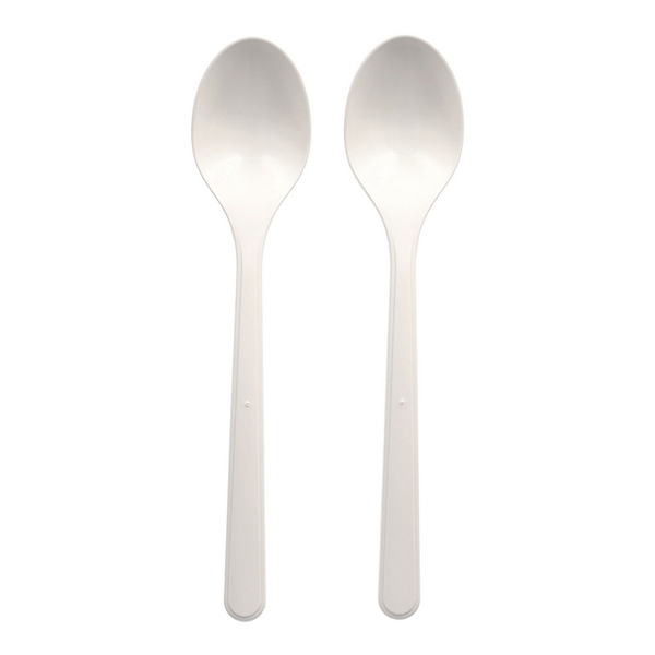 Mehrweg-Löffel 18,5 cm weiß