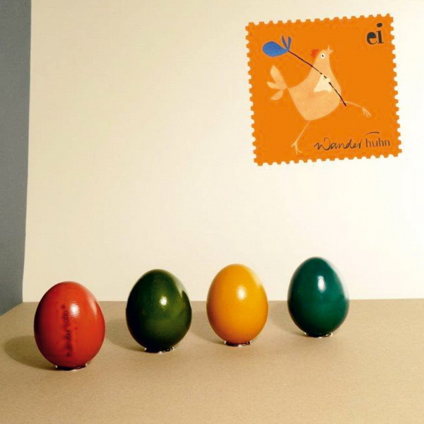 WANDERHUHN OSTEREIER EINFÄRBIG