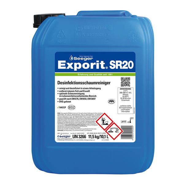 Exporit SR 20 Alkalischer Desinfektions-Schaumreiniger