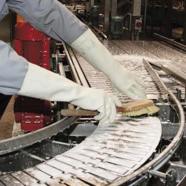 SCHUTZHANDSCHUH 732 GR.9 III 40CM, Camatril grün