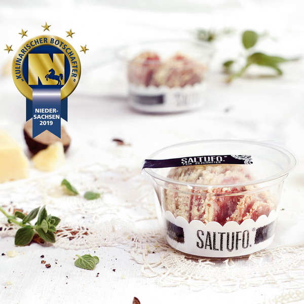  Bedford Saltufo Gold Salami mit Sommertrüffeln, umhüllt mit extra viel Parmigiano-Reggiano GESCHNITTENE SALTUFO NEU!!