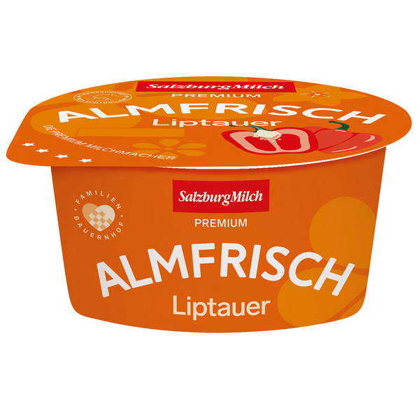 Premium Frischkäse Almfrisch Liptauer 150g