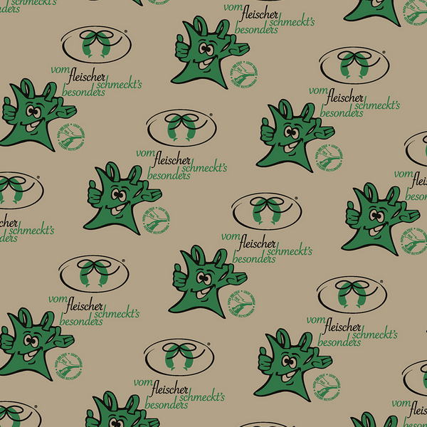 Grüner Sack Wickelpapier 1/8