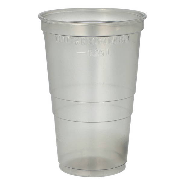46 MEHRWEG-TRINKBECHER 0,25 LT