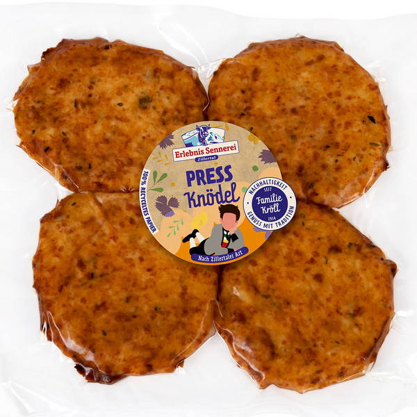 Zillertaler Pressknödel VE/ 4x4 Stück