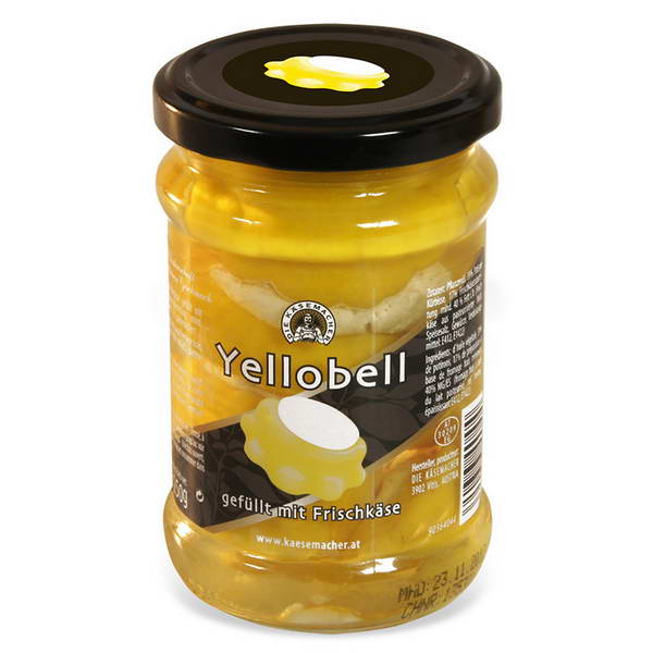Käsemacher Yellobell gefüllt mit Frischkäse 250/140g