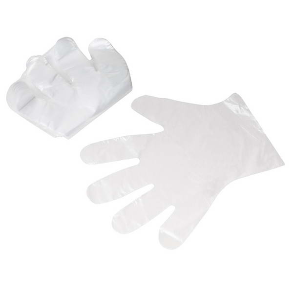 EW-HANDSCHUHE TRANSP. 100 STK. (gehämmerte Folie)