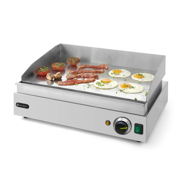 Grillplatte, glatt 550x430x260mm 2400 Watt