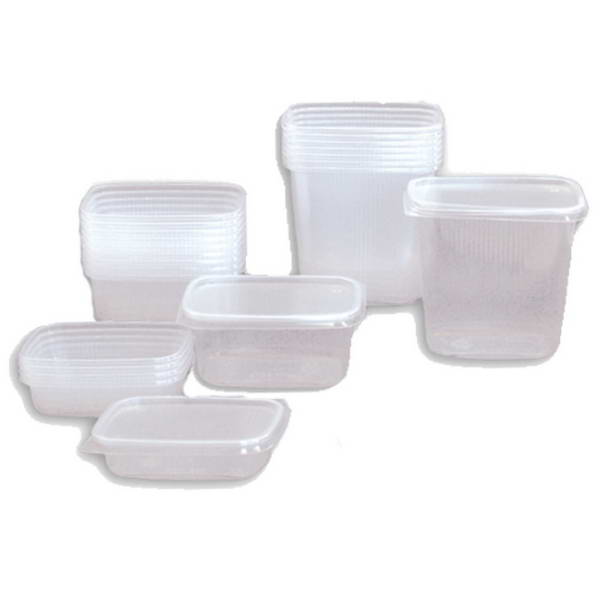 Becher eckig 150g NEU PP
