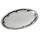 Stahl-Partyplatte oval