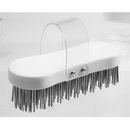 Hackstockbürste Flachdraht verzinkt