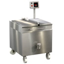 Beistellkessel mit digitaler Temperatursteuerung aus Edelstahl, Inhalt: 150 Liter