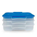 Kühlschrank-Stapelbox grün/transparent