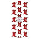 Papierfaltensäcke Weiß 1kg Roter Sack