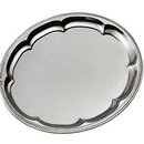 Stahl-Partyplatte rund