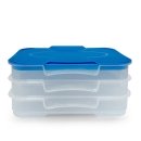 Kühlschrank-Stapelbox grün/transparent